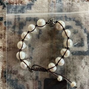 Lia Sofia Brand Elegant Pearl Beaded Bracelet